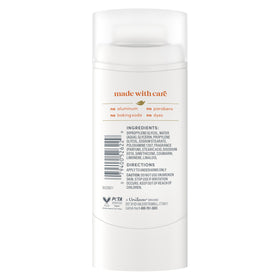 Dove Deodorant Stick Sparkling Vanilla side view