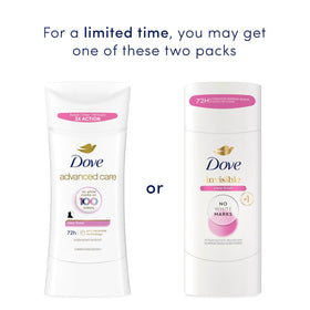 Dove deodorant stick with pineapple and rose fragrance