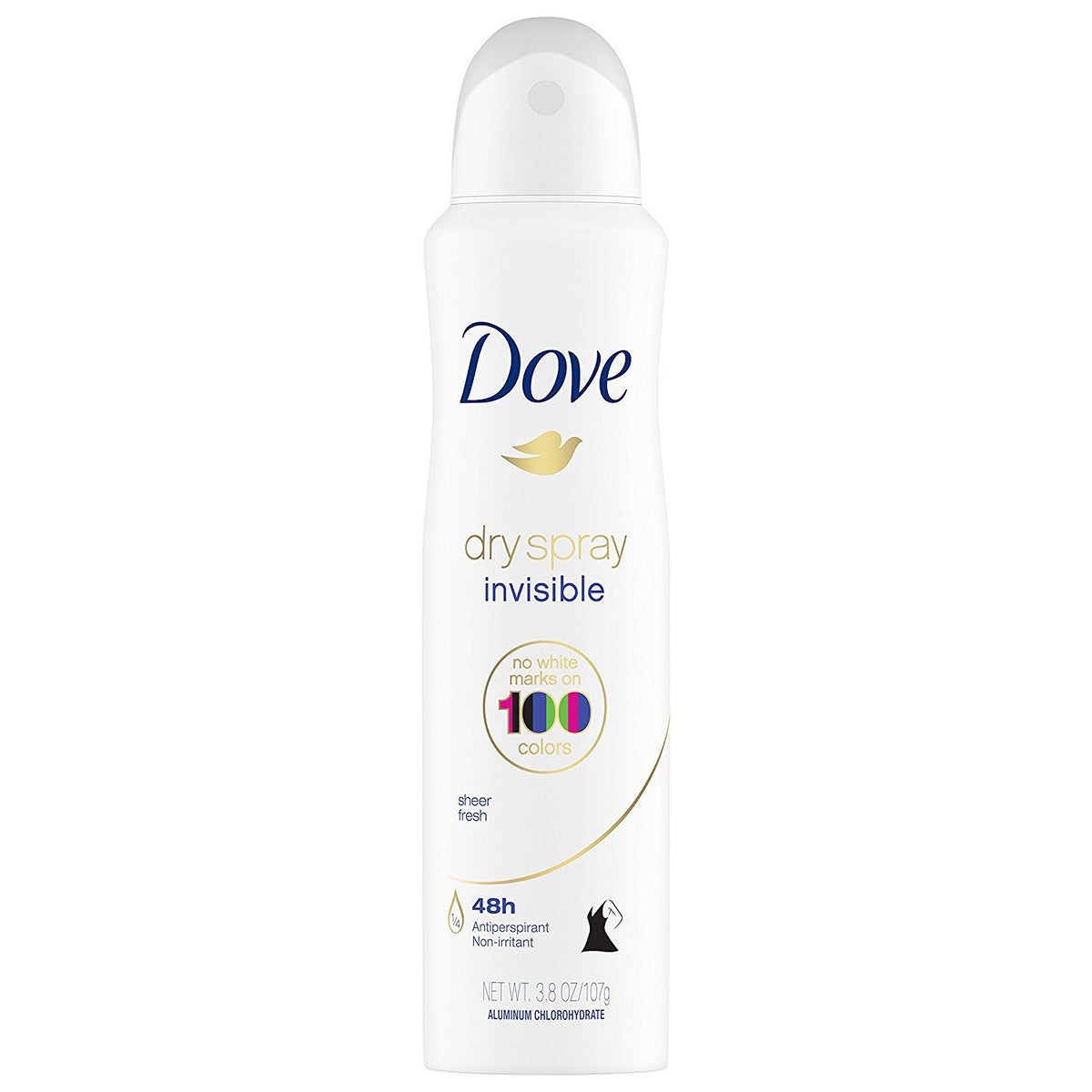 Dove Dry Spray Antiperspirant can front view
