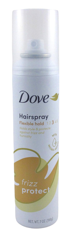 Dove Flexible Hold Hairspray 7 oz back view