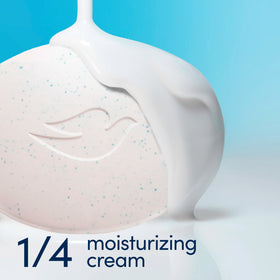 Dove Gentle Exfoliating Beauty Bar with ingredients list