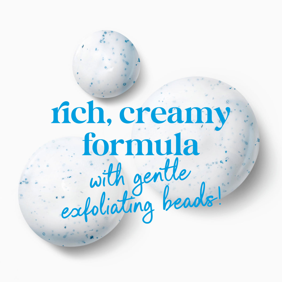 Dove Gentle Exfoliating Body Wash lather on skin