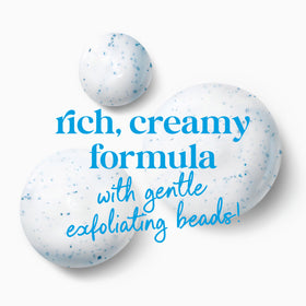 Dove Gentle Exfoliating Body Wash lather on skin