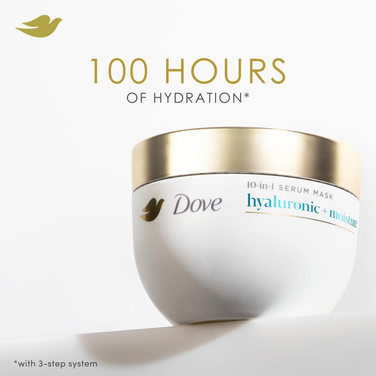 Dove Hyaluronic + Moisture Hair Mask 9.2oz packaging