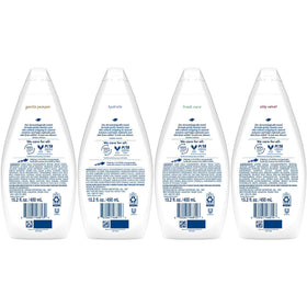 Dove Hydrate body wash front view in squeeze bottle