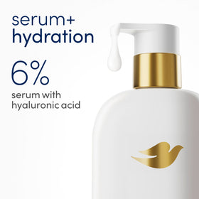 Dove Hydration Serum Body Wash in shower setting