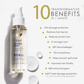 Dove Intensive Repair Serum 3.3oz back view