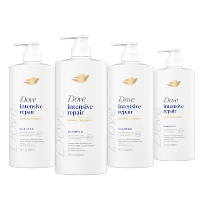 Dove Intensive Repair Shampoo 4 Pack 28 Fl Oz front view
