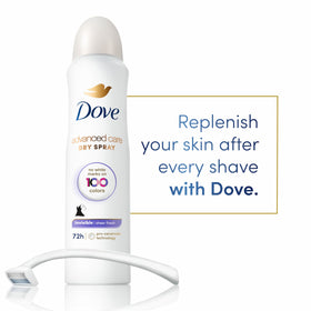 Dove Invisible Antiperspirant Deodorant Spray 3.8 oz back view