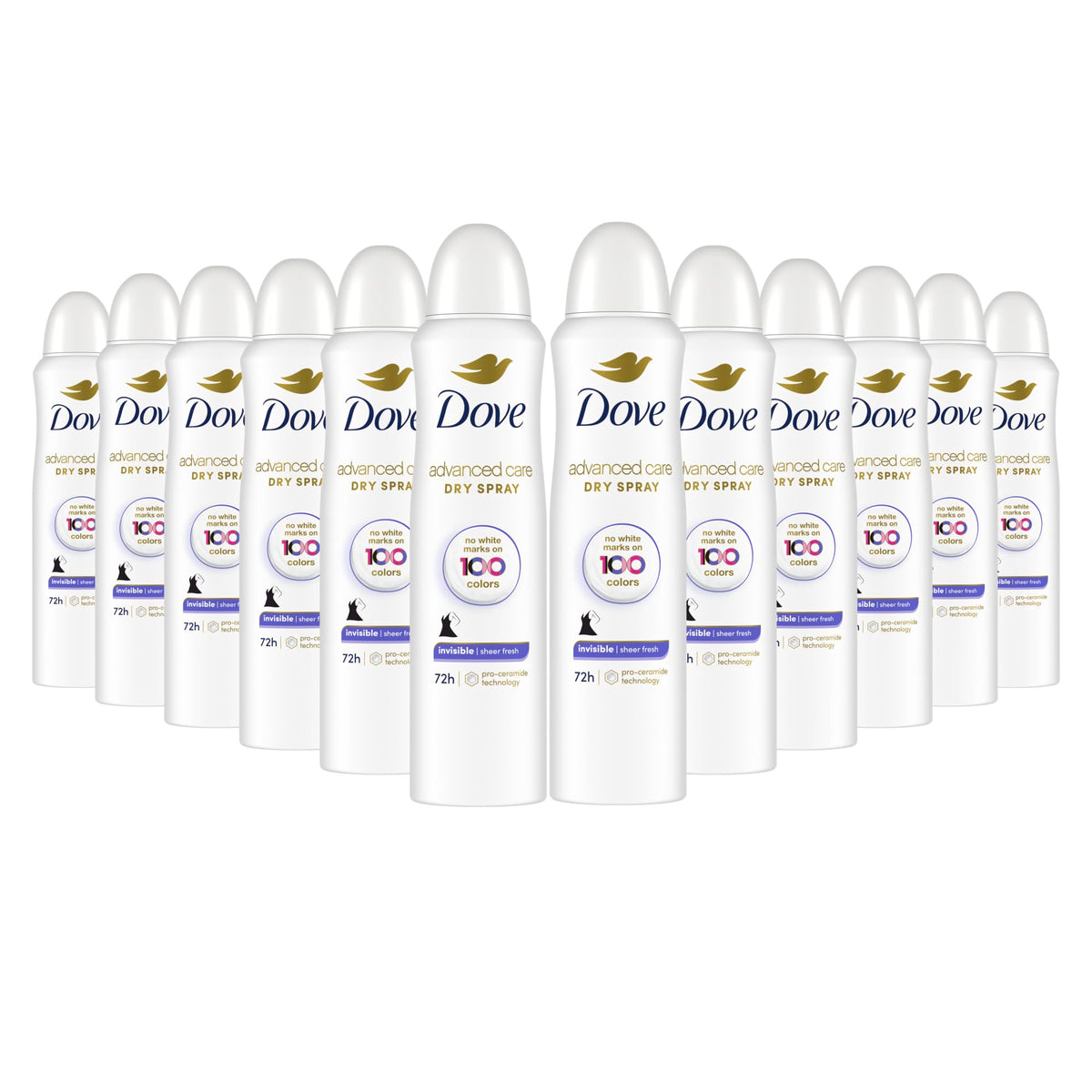 Dove Invisible Antiperspirant Deodorant Spray 3.8 oz front view