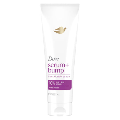 Dove KP Bump Eraser Body Scrub 10% AHA & BHA Serum front view