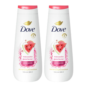 Dove Limited Edition Renewing MicroMoisture Body Wash Watermelon & Guava front view