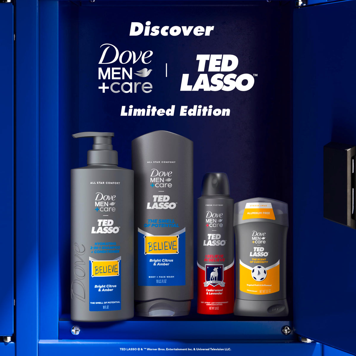 DOVE MEN + CARE All Star Comfort Dry Spray Antiperspirant in lifestyle setting
