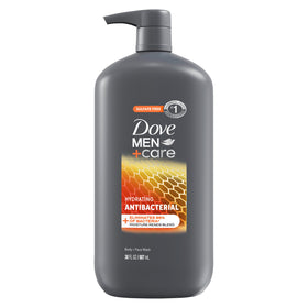DOVE MEN + CARE Antibacterial Body Wash 30 fl oz front view