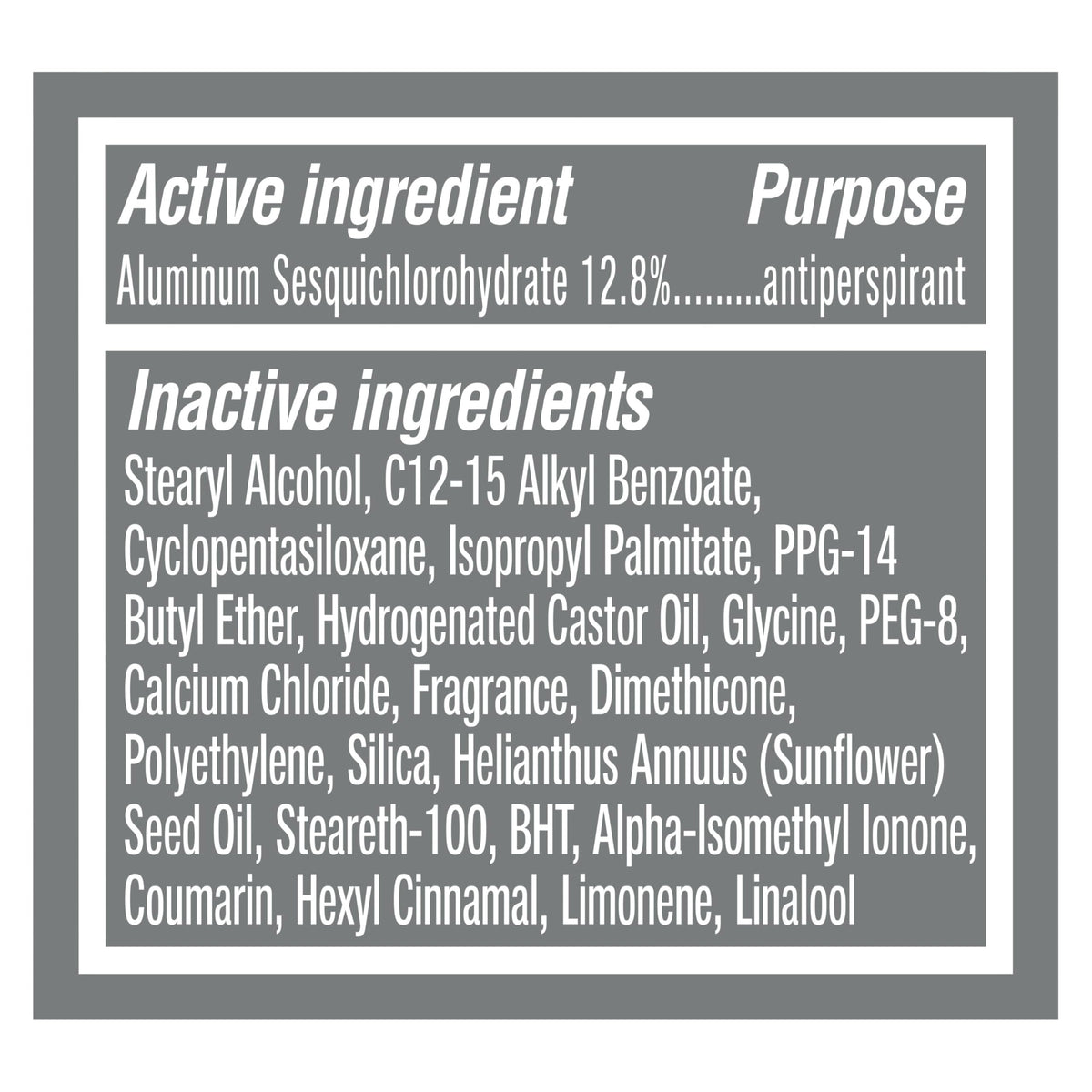 DOVE MEN + CARE Antiperspirant Deodorant with vitamin E ingredients