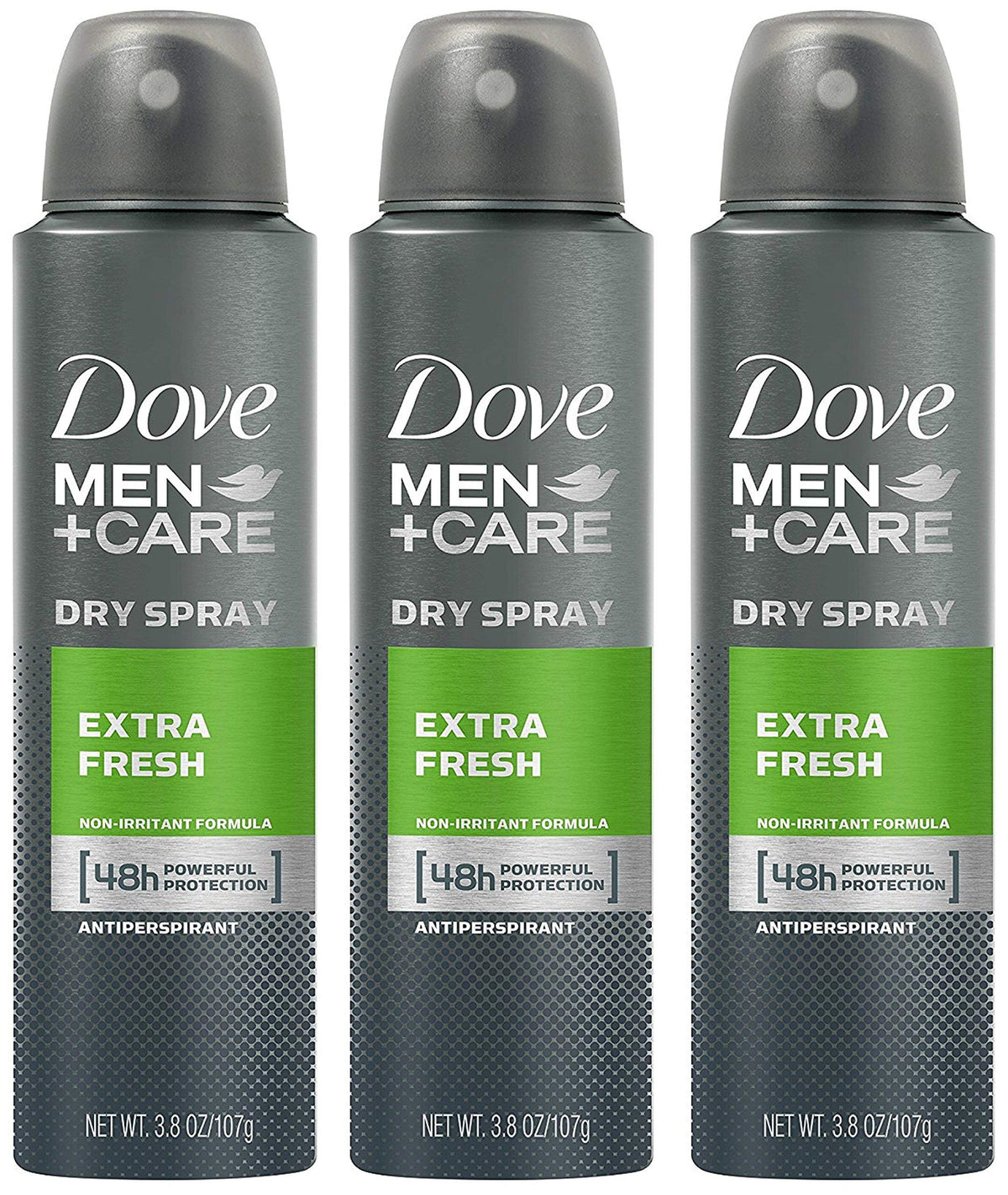 DOVE MEN + CARE Antiperspirant Extra Fresh Pack of 3 front view