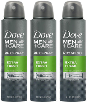 DOVE MEN + CARE Antiperspirant Extra Fresh Pack of 3 front view