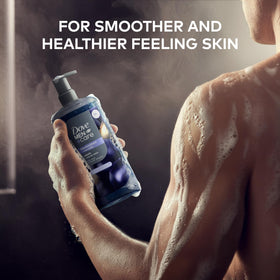 DOVE MEN + CARE Blackcurrant + Cedarwood Body Wash with rich lather