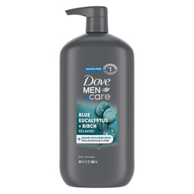 DOVE MEN + CARE Blue Eucalyptus + Birch Body Wash front view