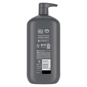 DOVE MEN + CARE Blue Eucalyptus + Birch Body Wash label close-up