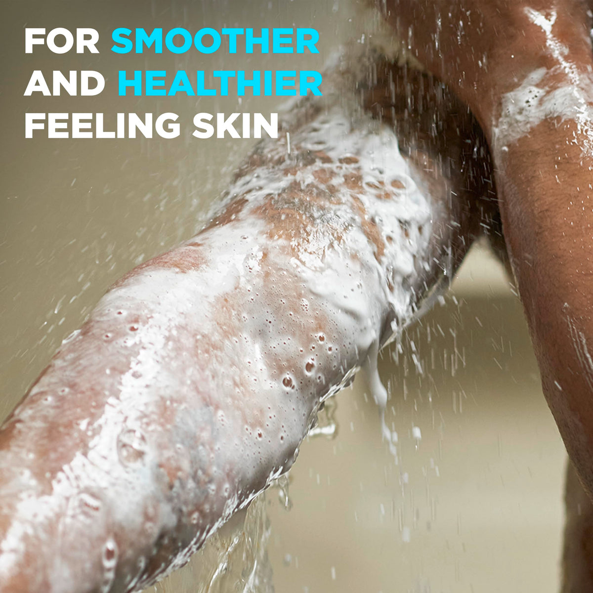 DOVE MEN + CARE Blue Eucalyptus + Birch Body Wash with eucalyptus leaves