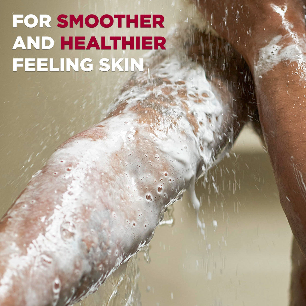 DOVE MEN + CARE Body Wash packaging made from recycled plastic