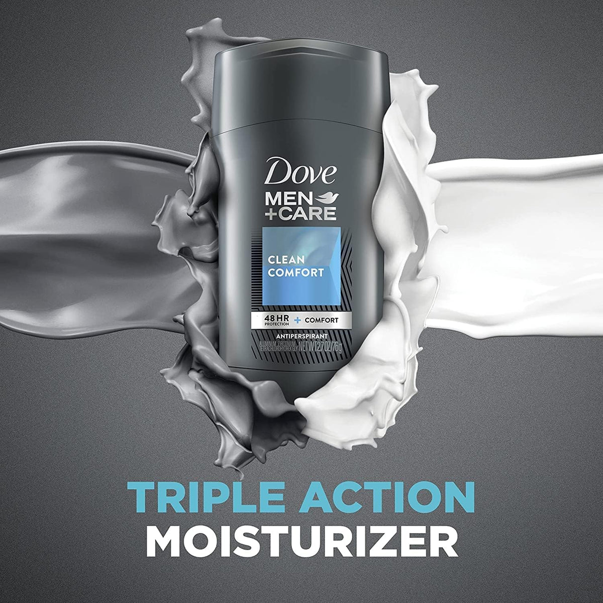 DOVE MEN + CARE Clean Comfort Antiperspirant Deodorant application