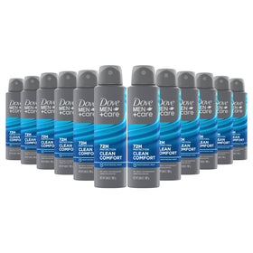 DOVE MEN + CARE Clean Comfort Antiperspirant Deodorant Dry Spray front view