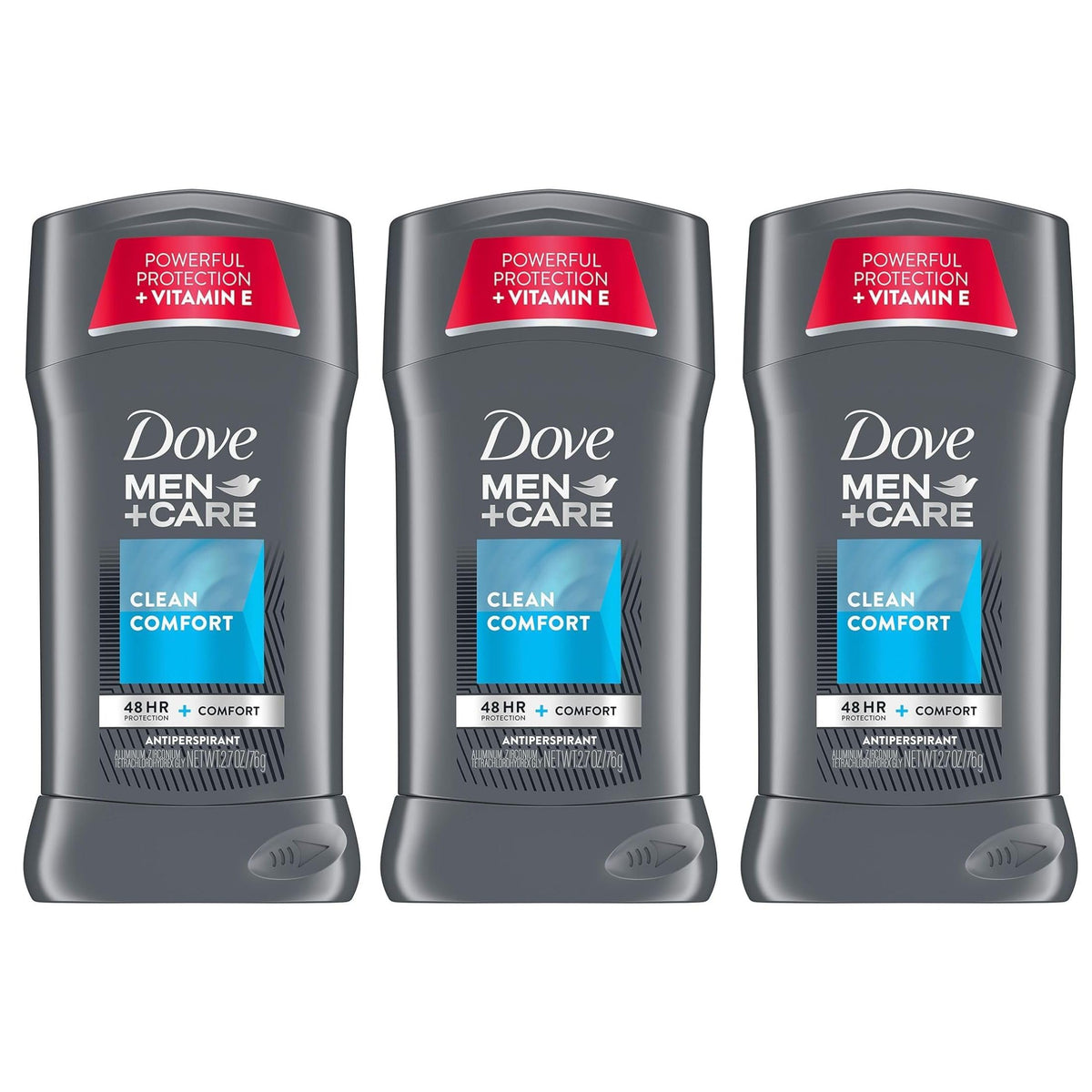 DOVE MEN + CARE Clean Comfort Antiperspirant Deodorant front view