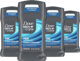 DOVE MEN + CARE Clean Comfort Antiperspirant Deodorant stick front view