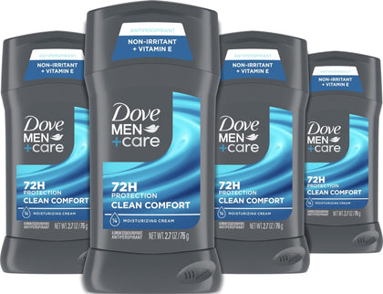 DOVE MEN + CARE Clean Comfort Antiperspirant Deodorant stick front view