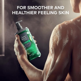 DOVE MEN + CARE Coastal Cedar + Bergamot Body Wash label details