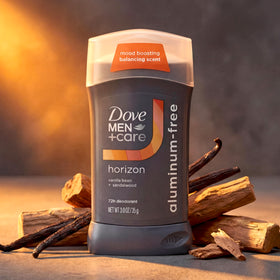 DOVE MEN + CARE Deodorant Stick Vanilla Bean & Sandalwood application demonstration