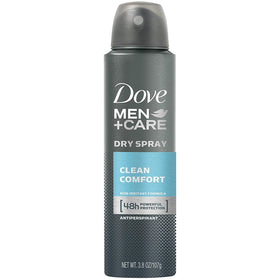 DOVE MEN + CARE Dry Spray Antiperspirant Clean Comfort back view
