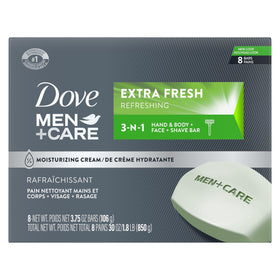 DOVE MEN + CARE Extra Fresh Body and Face Bar front view