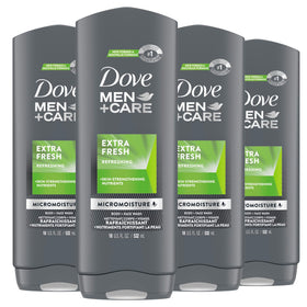 DOVE MEN + CARE Extra Fresh Body Wash 18 oz front view