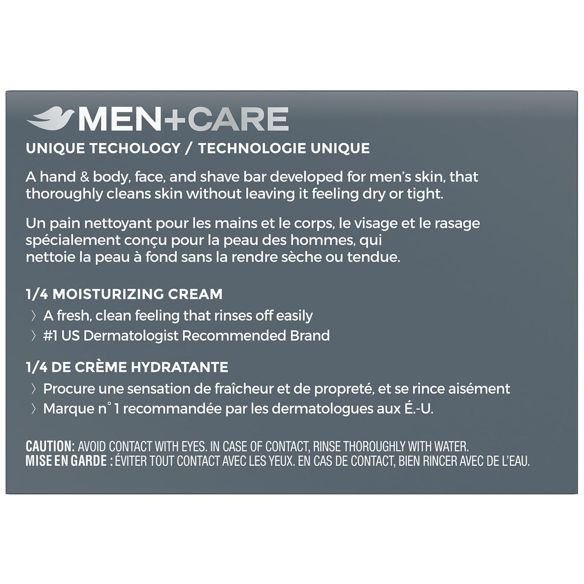 DOVE MEN + CARE Extra Fresh Soap Bar packaging details