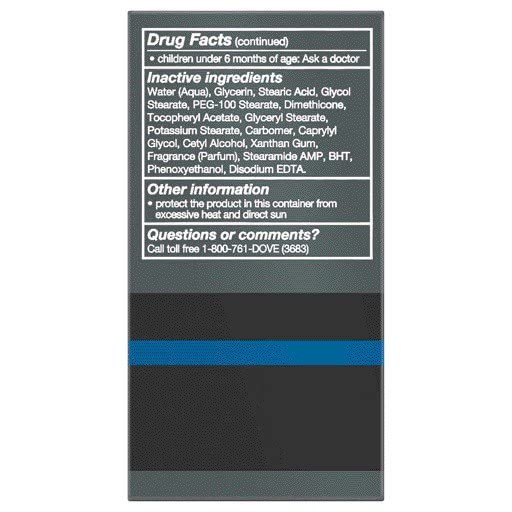 DOVE MEN + CARE Hydrate+ Face Lotion SPF 15 texture close-up