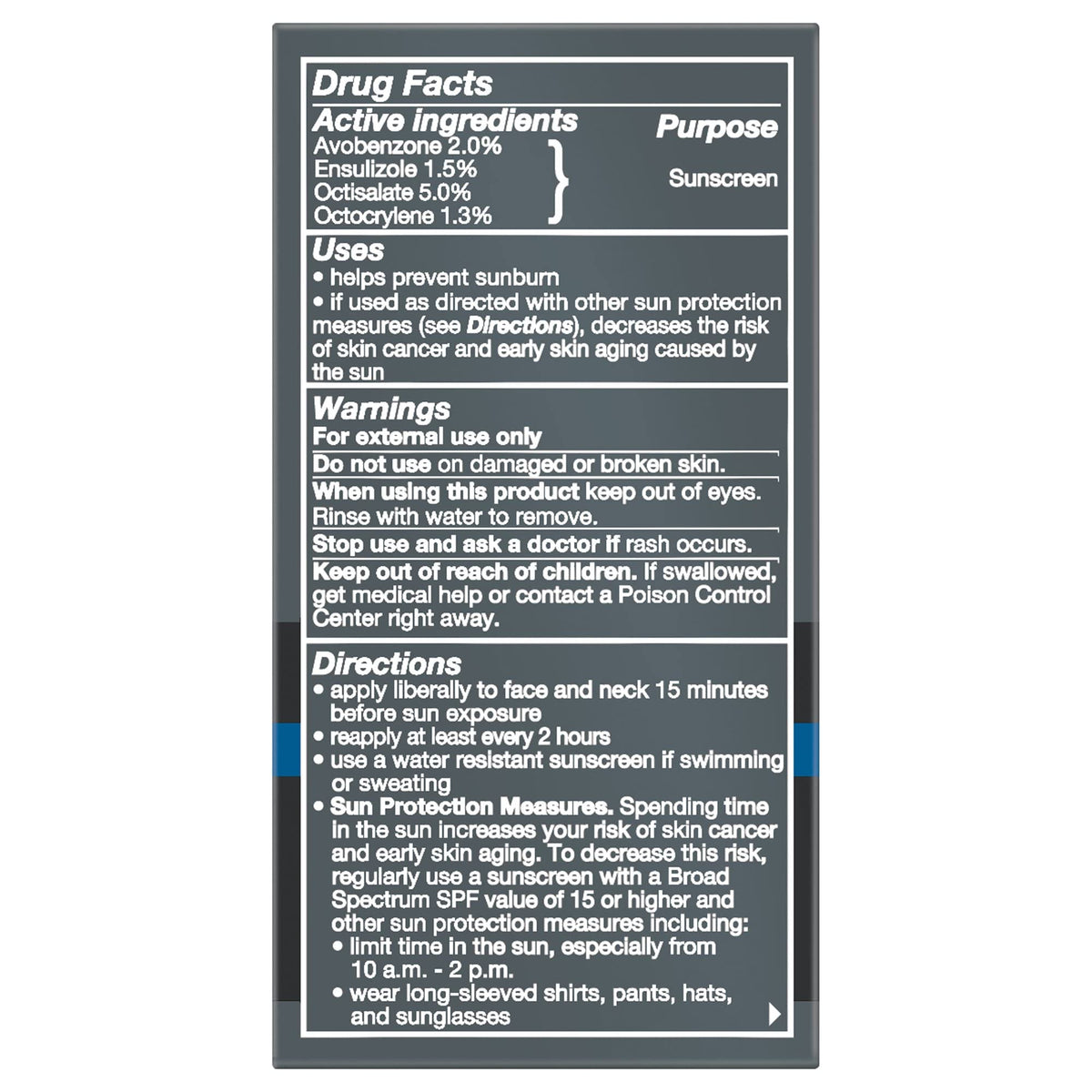 DOVE MEN + CARE Hydrate+ Face Lotion SPF 15 with packaging