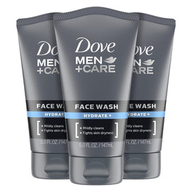 DOVE MEN + CARE Hydrate Plus Face Wash 5 Oz front view