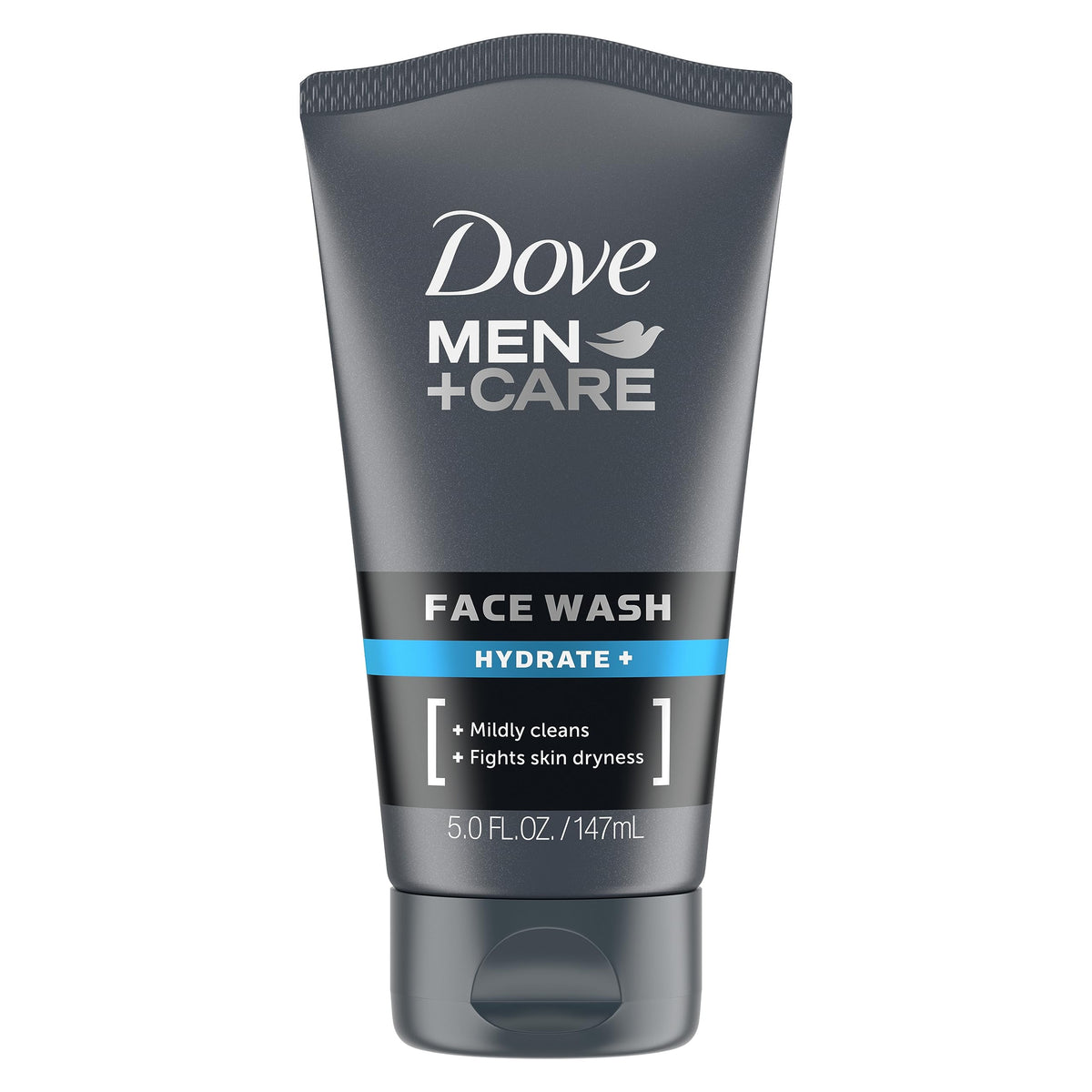 DOVE MEN + CARE Hydrate Plus Face Wash 5 oz front view