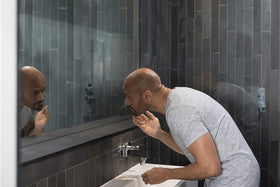 DOVE MEN + CARE Hydrate Plus Face Wash lifestyle scene