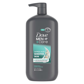 DOVE MEN + CARE Sensitive Skin Body Wash 30 oz front view