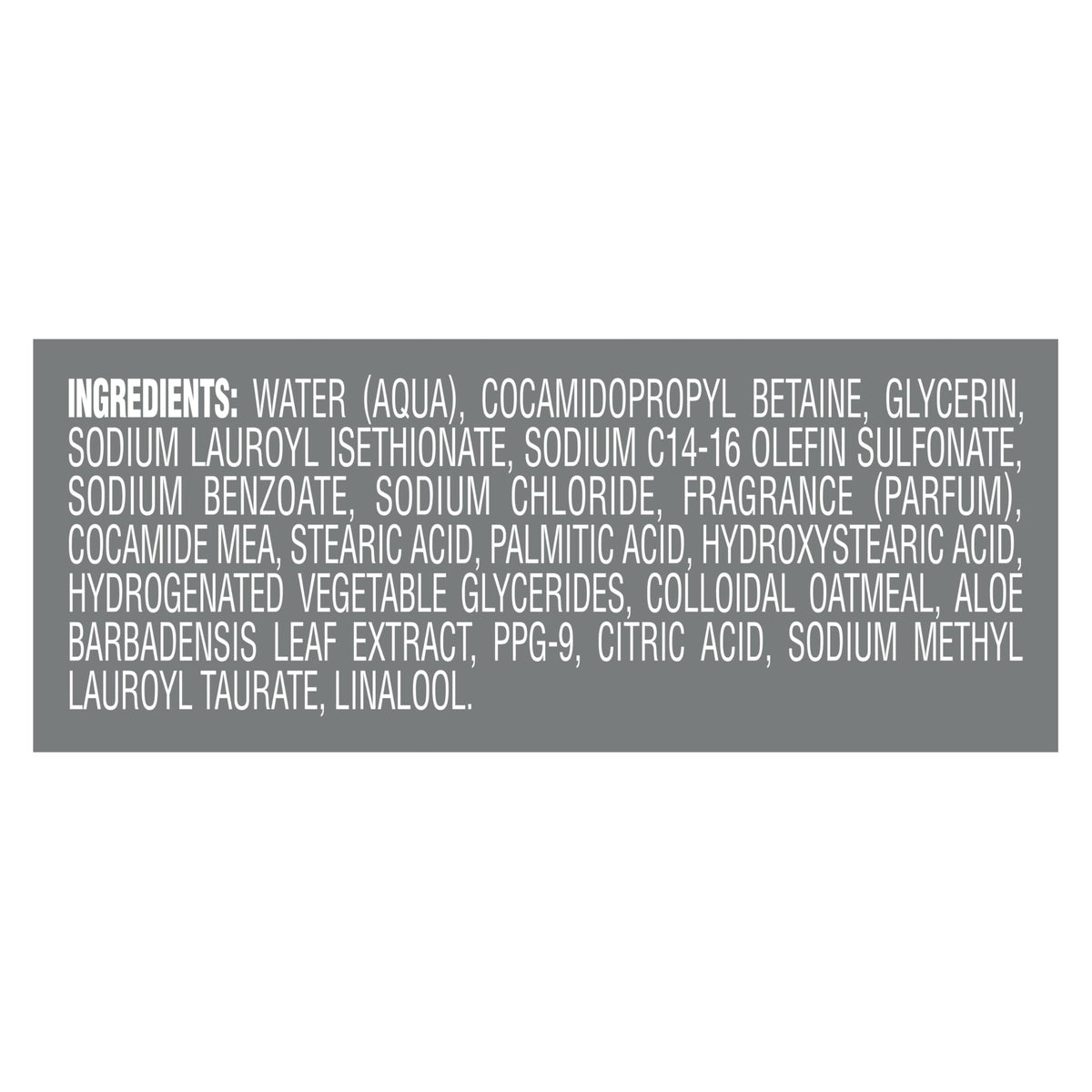 DOVE MEN + CARE Sensitive Skin Body Wash side view