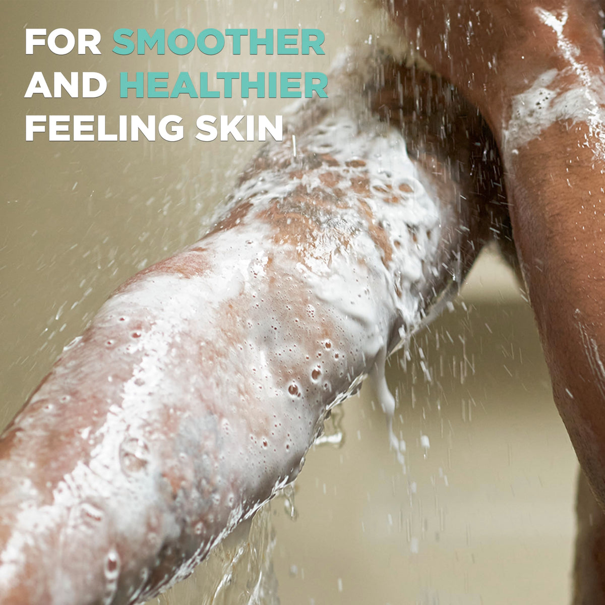 DOVE MEN + CARE Sensitive Skin Body Wash used in shower