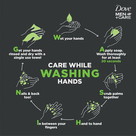 Dove Men+Care soap bar with packaging on a clean surface