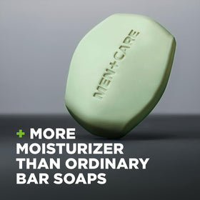 Dove Men+Care soap in a bathroom setting