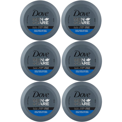 Dove Men+Care Ultra Hydra Cream front view with jar design
