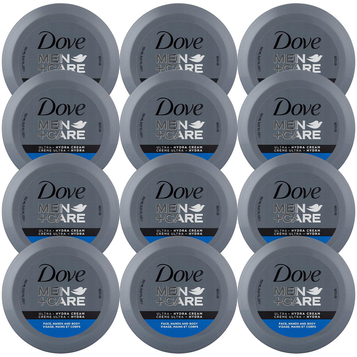 Dove Men+Care Ultra Hydra Cream front view with packaging