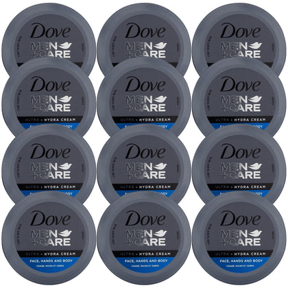 Dove Men+Care Ultra Hydra Cream Lotion front view, 2.53 Fl Oz